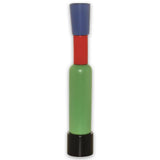 Vaso Nero Verde Rosso Design.