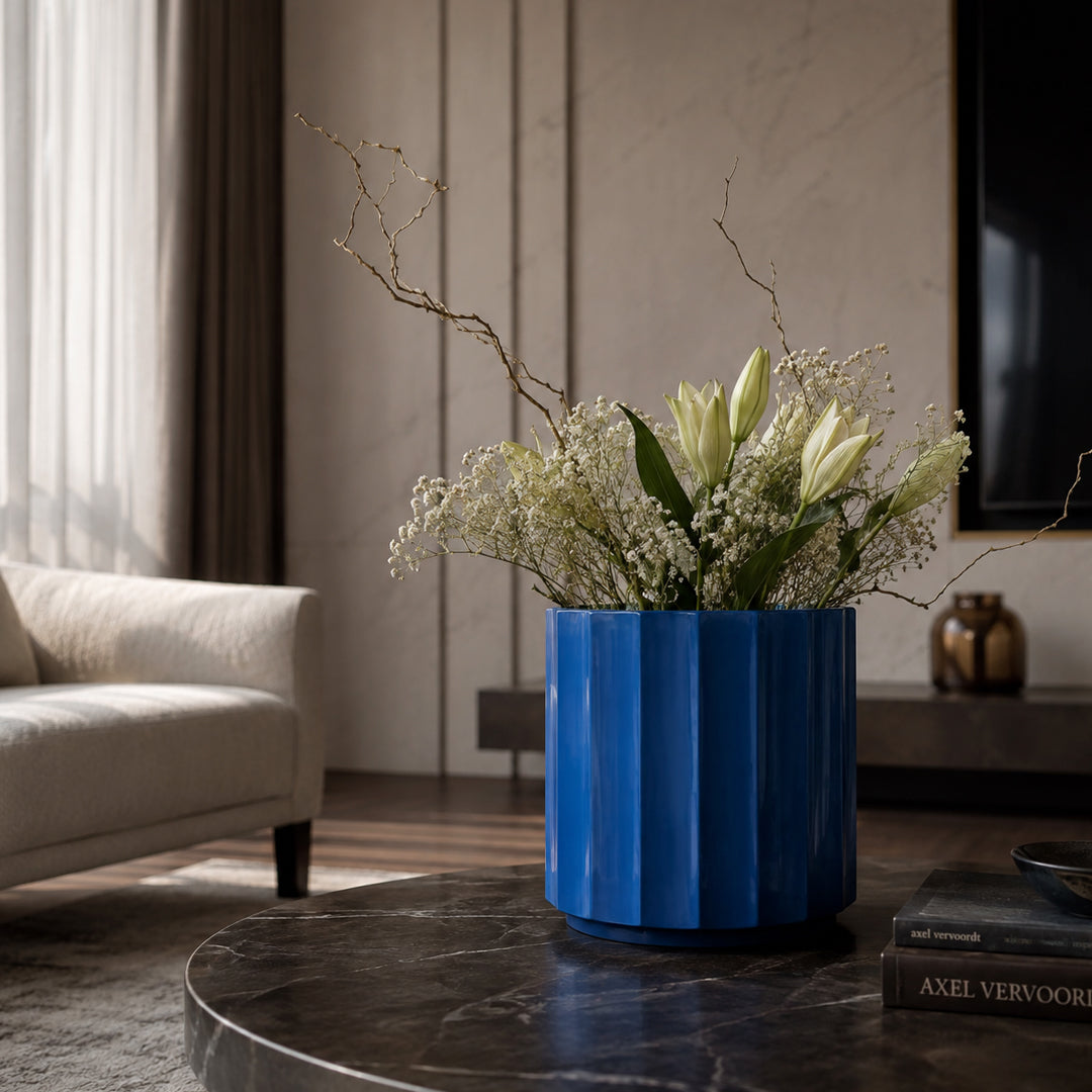 Vaso A Colonna Blue - Bitossi (view 2)