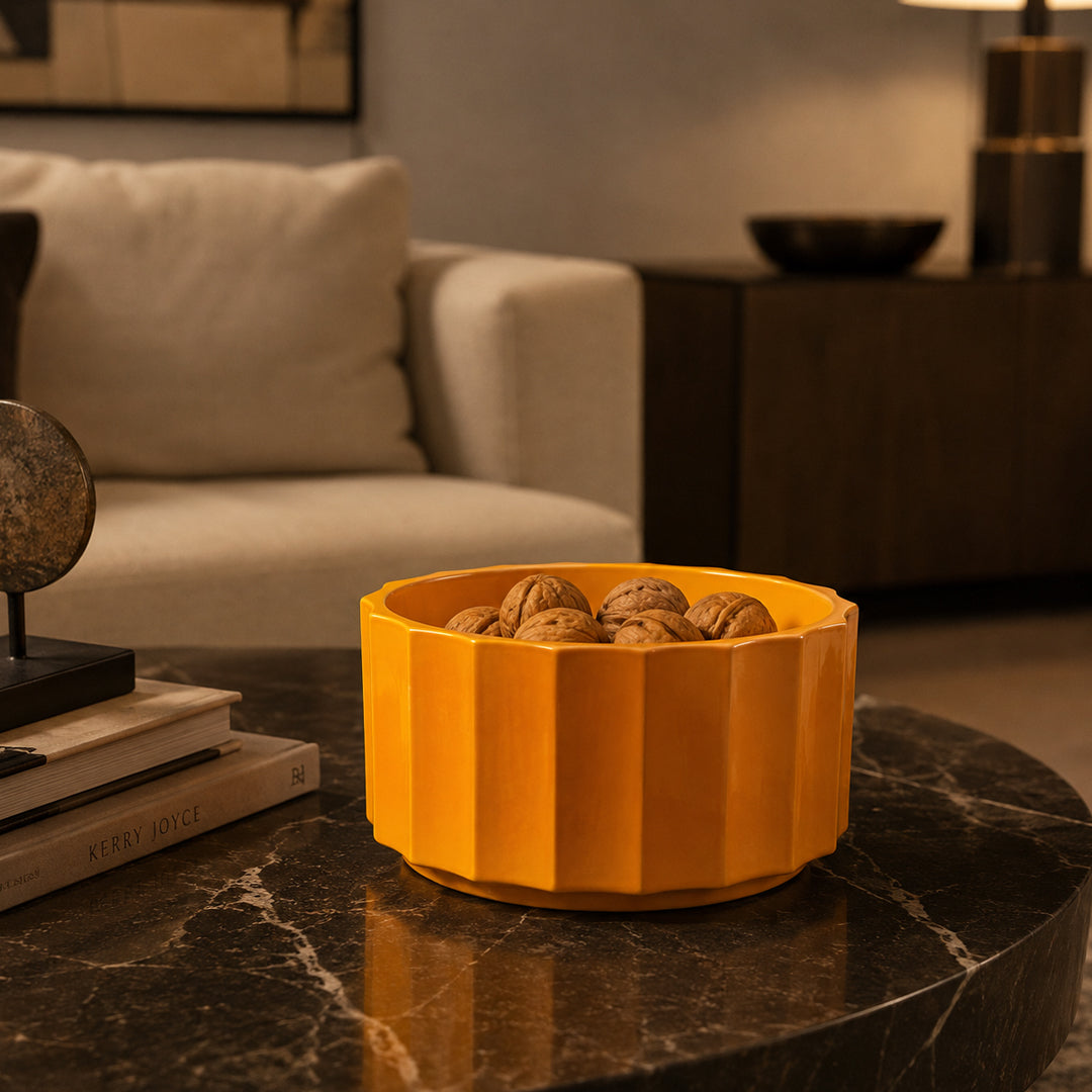 Vaso A Colonna Yellow - Bitossi (view 2)