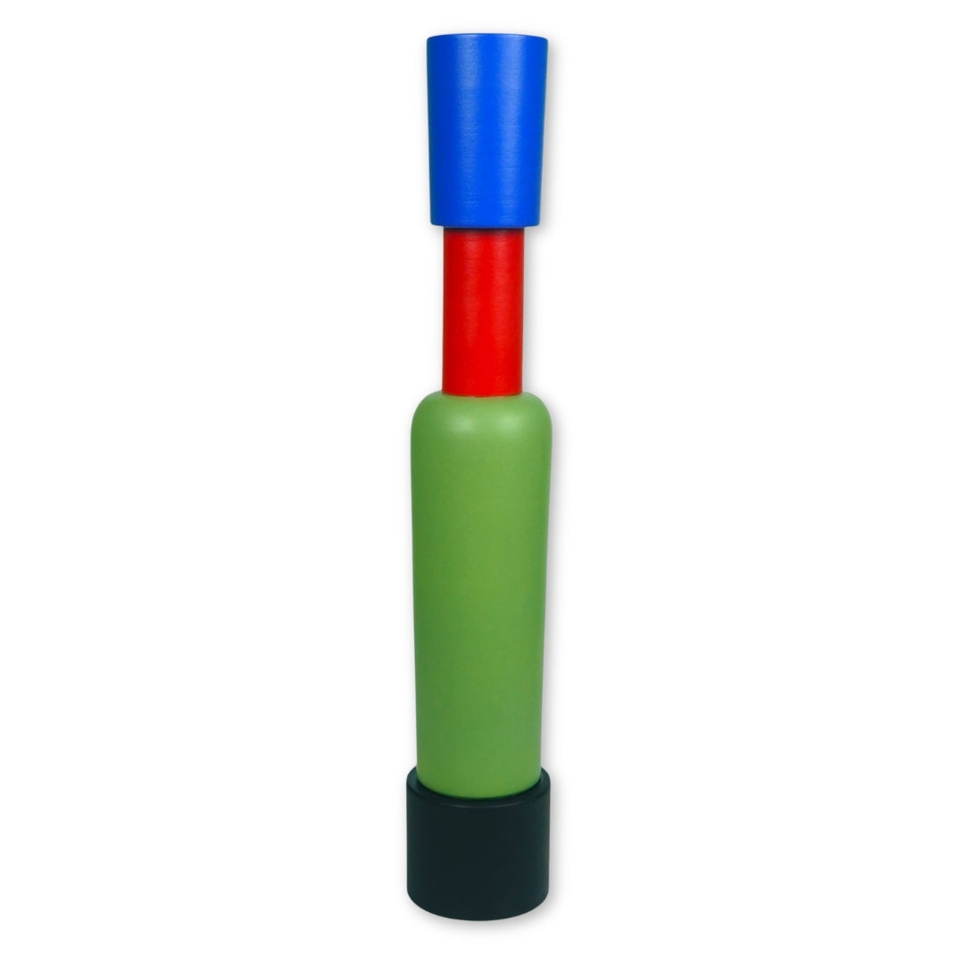 Vaso Nero Verde Rosso Design. - Bitossi