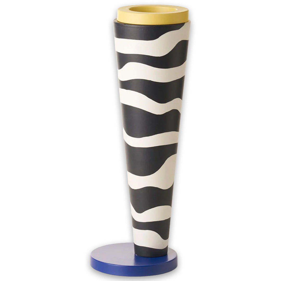 Vaso Blue Bianco N. Design Geo - Bitossi