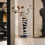 Vaso Blue Bianco N. Design Geo - Bitossi (view 2)