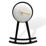 Infinity Clock Glossy Black & White Face