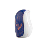 Compagno Bird Glossy White & Blue Graphic