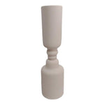 Issima Vase Satin Greyhound Outside & Glossy Greyhound Inside