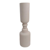 Issima Vase Satin Greyhound Outside & Glossy Greyhound Inside