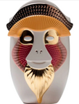 PRIMATES BRAZZA VASE TURTLEDOVE, GREEN, BLUE AND PRECIOUS METALS