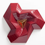 CANYON TILE GLOSSY TURTLEDOVE AND GLOSSY BRONZE INSIDE