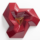 CANYON TILE GLOSSY TURTLEDOVE AND GLOSSY BRONZE INSIDE