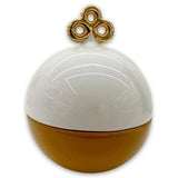 Magic Ball Glossy Gold Top,White And Cashmere