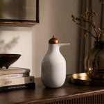Small Pelican Decanter White With Satin Copper - Bosa (view 2)