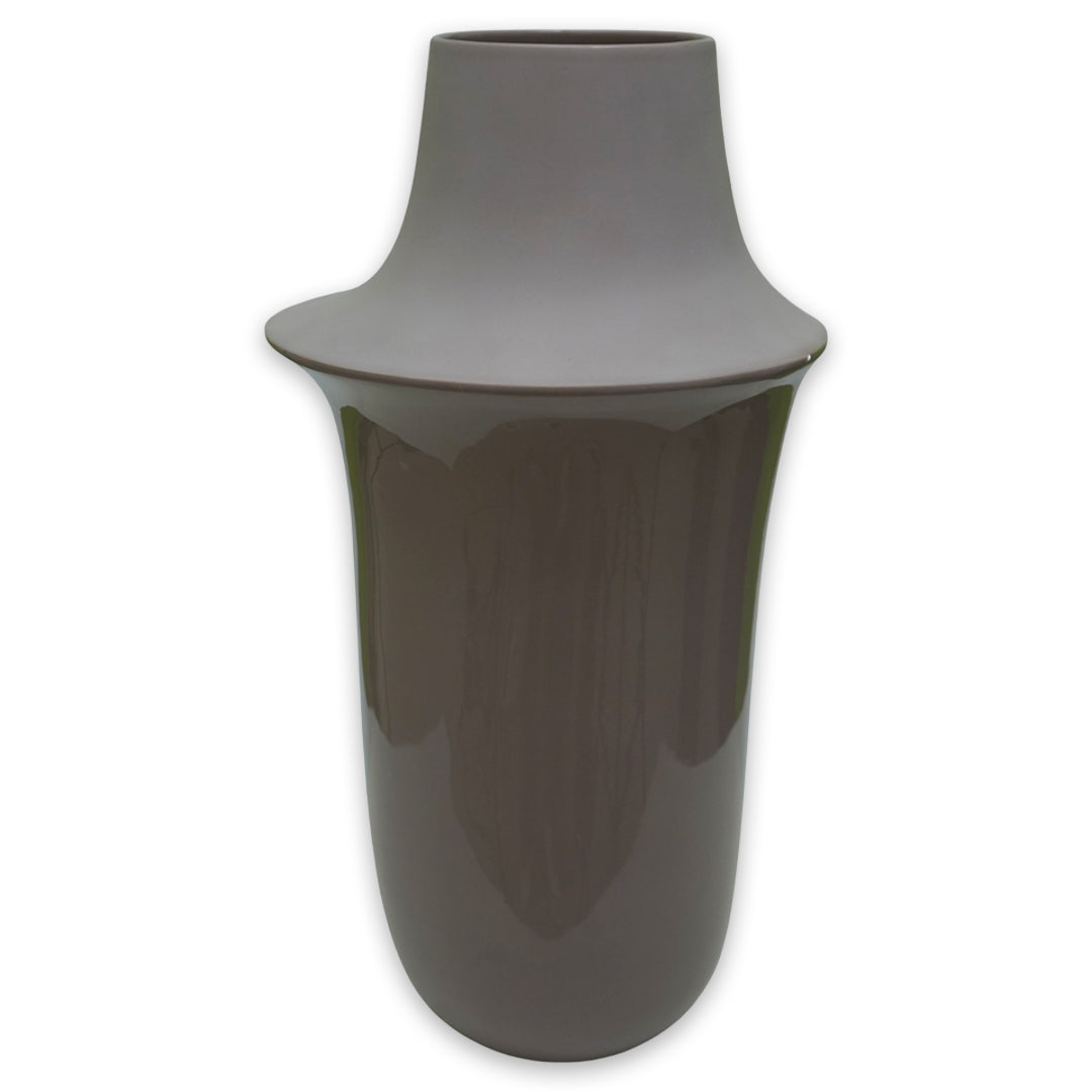 Isole Narrow Vase 1. Glossy Chic Pink And Satin Top - Bosa