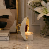 Lume Candle Holder Pink Tea Outside Glossy Gold Inside & Detail - Bosa (view 2)