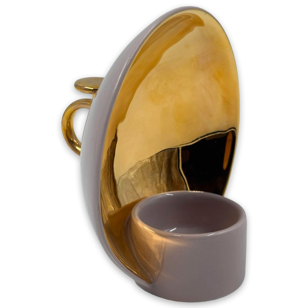 Lume Grey Lilac Outside & Glossy Gold Inside - Bosa