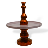 Issima Table Decoration 2 Matt Copper & Lilac Grey Plate