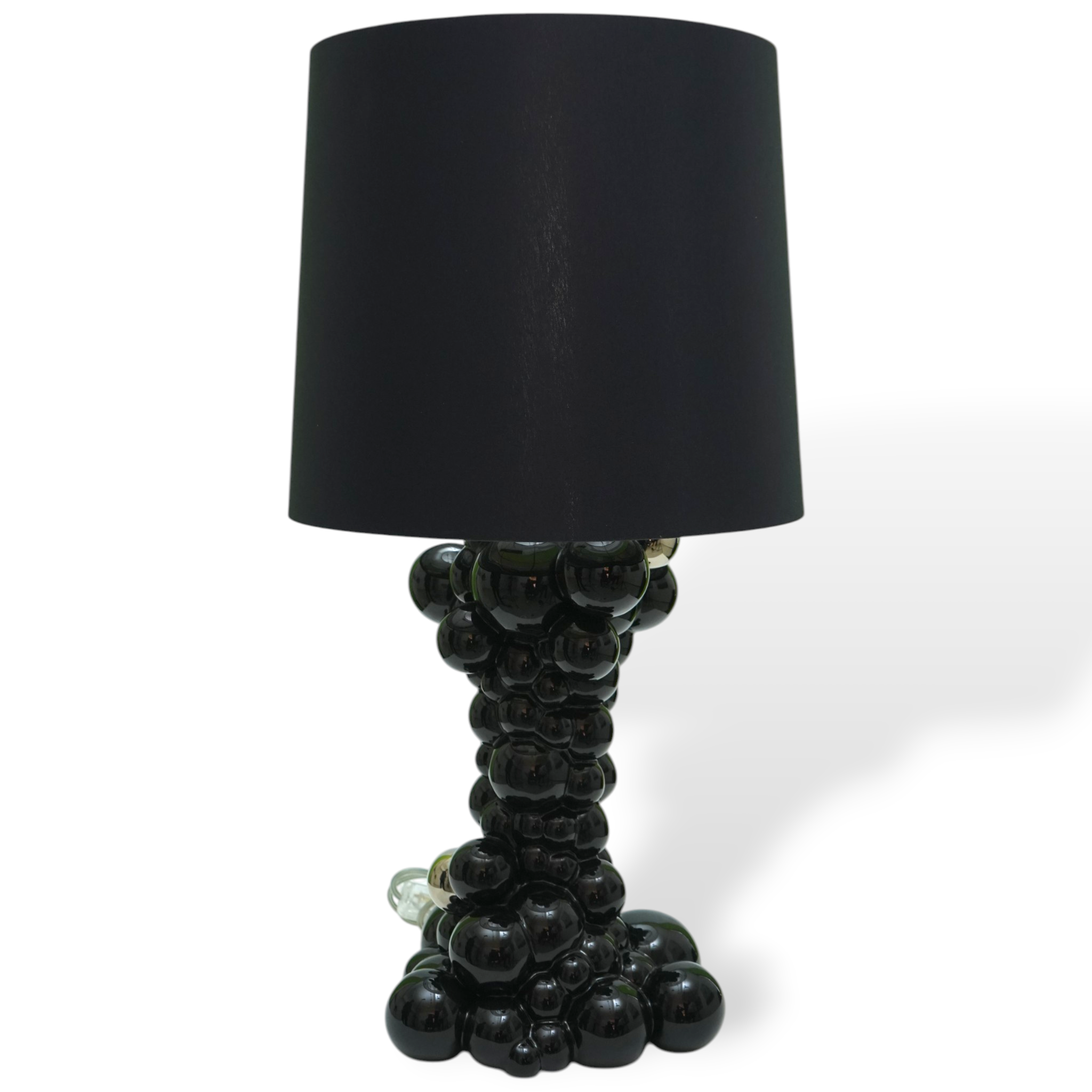Bubbles Lamp Glossy Black & Platinum