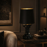 Bubbles Lamp Glossy Black & Platinum - Bosa (view 2)
