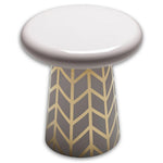 T-Table Tea Pink & Glossy Gold Graphics 10 - Bosa