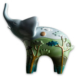 Surus Elephant Container Light Grey Teal & Biscay Bay - Bosa