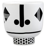 Hayon Glass White & Black Graphics