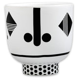 Hayon Glass White & Black Graphics