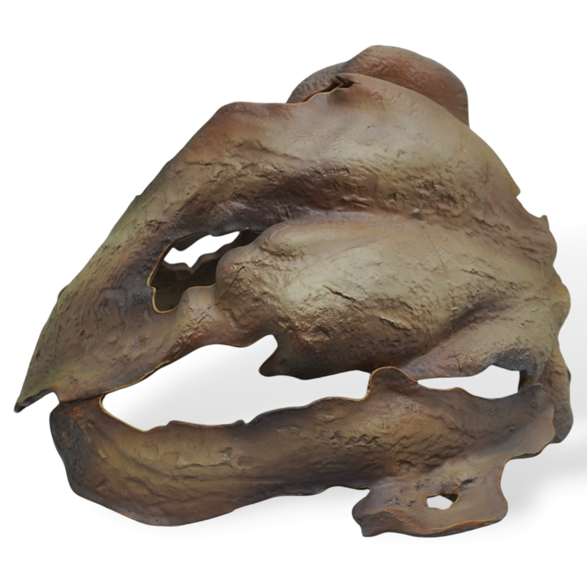 1933/Brown "Vento" Sculpture By Assia, Brown Tones