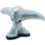 Blue Black Mini Sculpture Glossy Vintage Green And Black Details