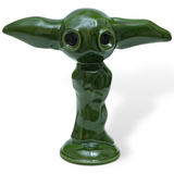 Blue Julian Sculpture Glossy Forest Green