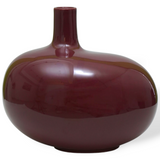 Venus Vase 2. Glossy Bordeaux Red