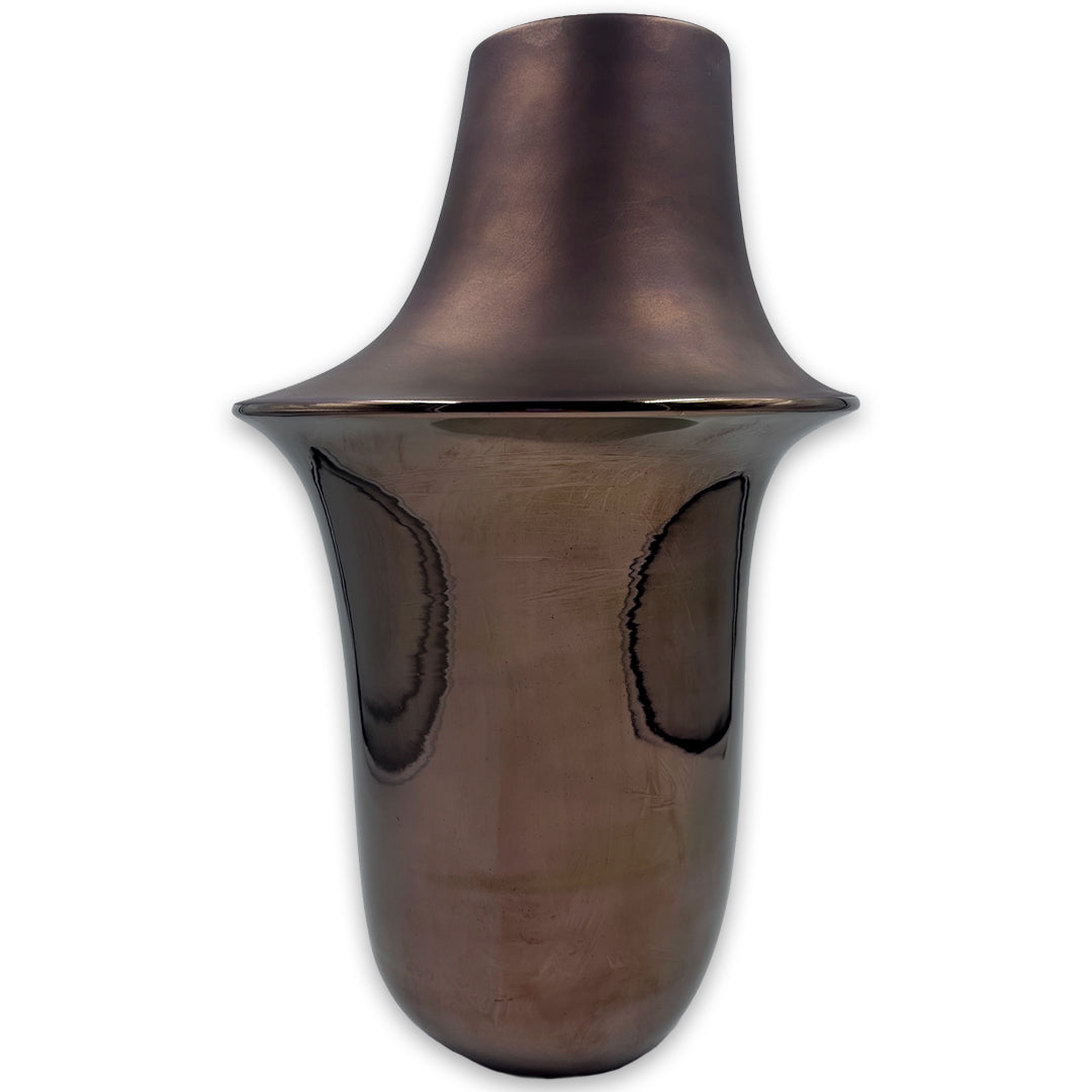 Isole Narrow Vase 2. Glossy Bronze Bottom And Mat Bronze ToÃ° - Bosa