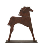 PEDESTAL PQ. ALUMINUM HORSE
