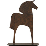 Large Aluminum Horse Pedesta
