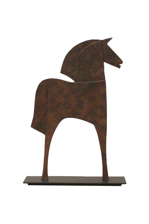 Large Aluminum Horse Pedesta