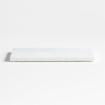 CARMEN FLUTED WHITE MARBLE TRAY