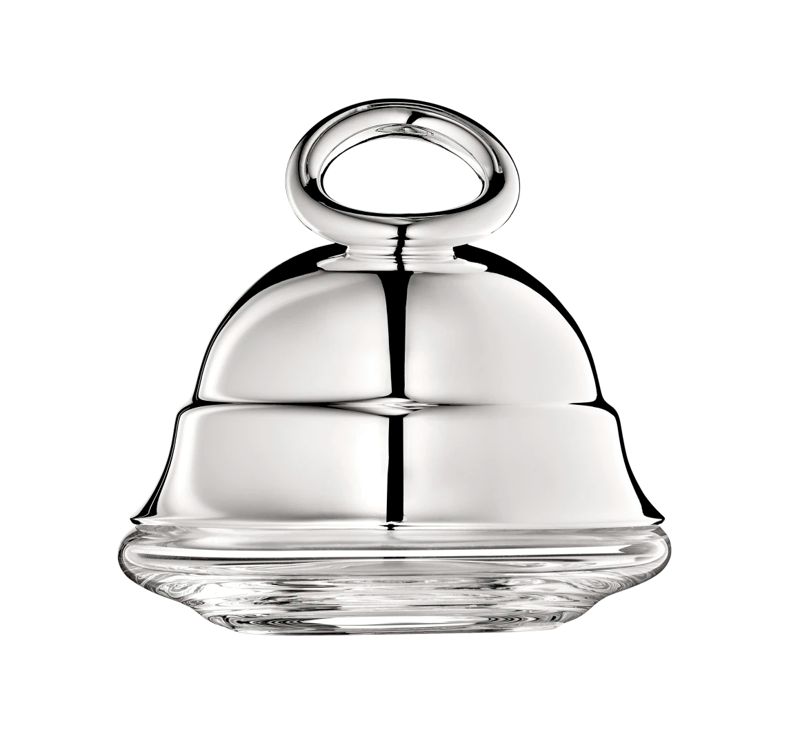 Vertigo Silver Plated Individual Butter Dish
