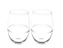 PERLES WATER GOBLETS-SET OF 2