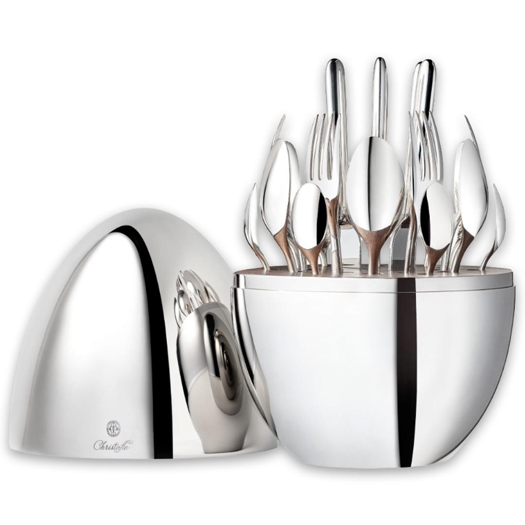 Mood Silver-Plated Flatware Set For 6 People (24 Pieces)