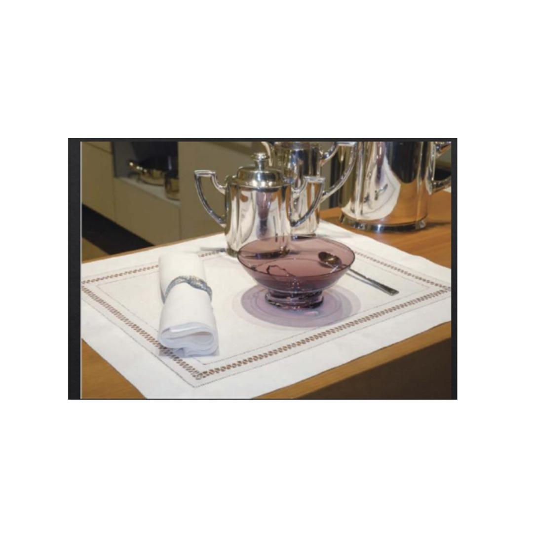 Fleur De Lis Linen Placemat