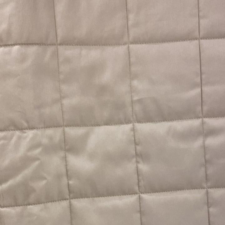 Light Satin Cotton 600Tc Quilted Bed Spread King Size