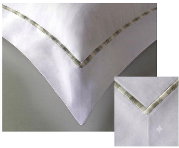 Hatch Cotton Satin 300Tc Bottom Sheet Flat King Size