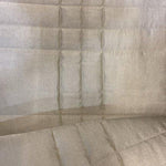 Modern Satin Linen Silk Quilted Bed Spread 70% Linen 30% Silk King Size