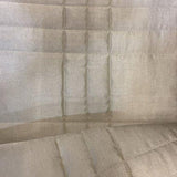 Modern Satin Linen Silk Quilted Bed Spread 70% Linen 30% Silk King Size