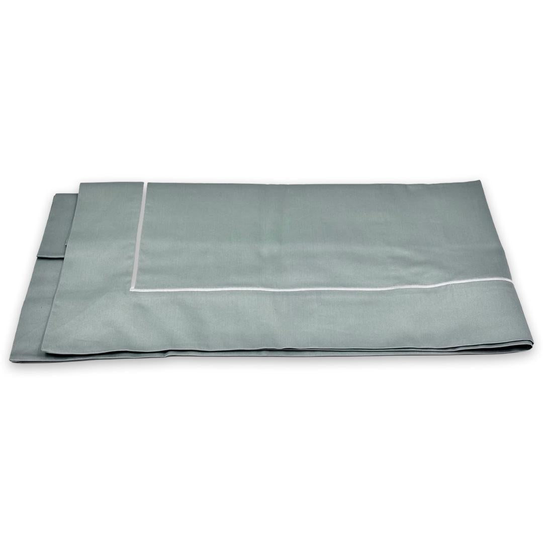 Plaza 300Tc Cotton Satin Pillow Shams Irish Winter Green