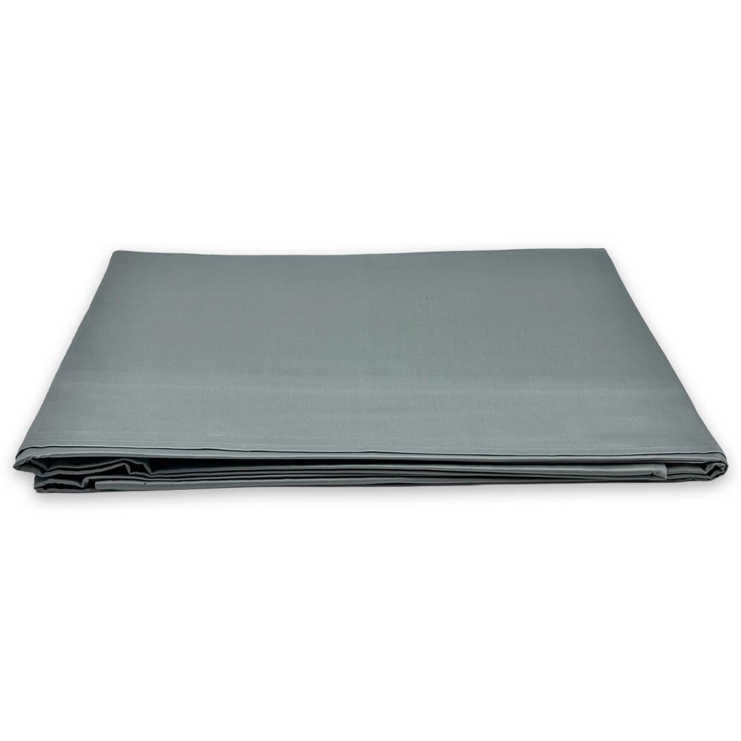 Plaza Cotton Satin 300Tc Bottom Sheet Flat King Size Irish Winter Green