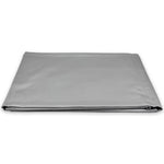 Plaza Cotton Satin 300Tc Bottom Sheet Flat King Size-Icenso White