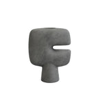 Tribal Vase Mini Dark Grey