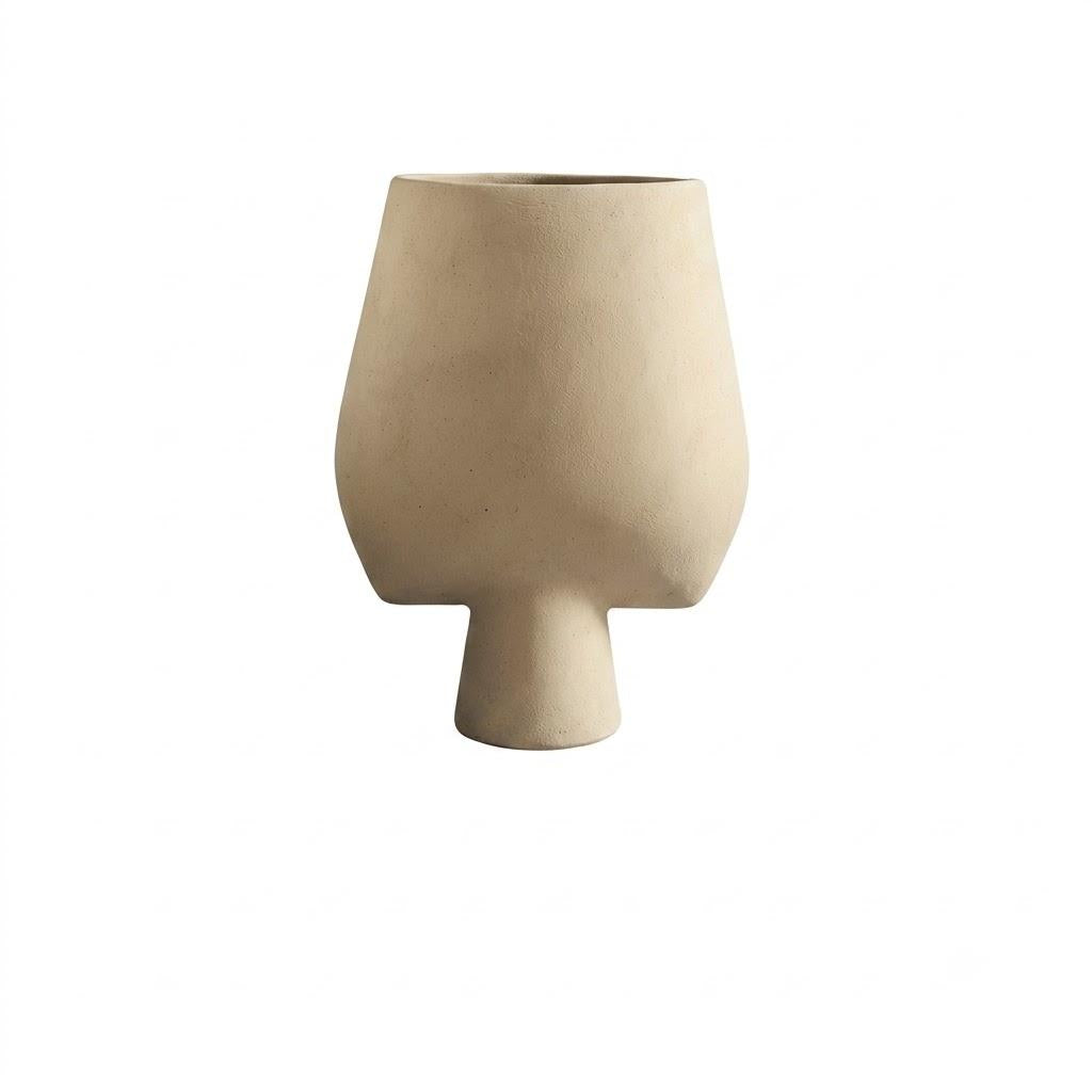 Sphere Vase Square Big Sand Hexa