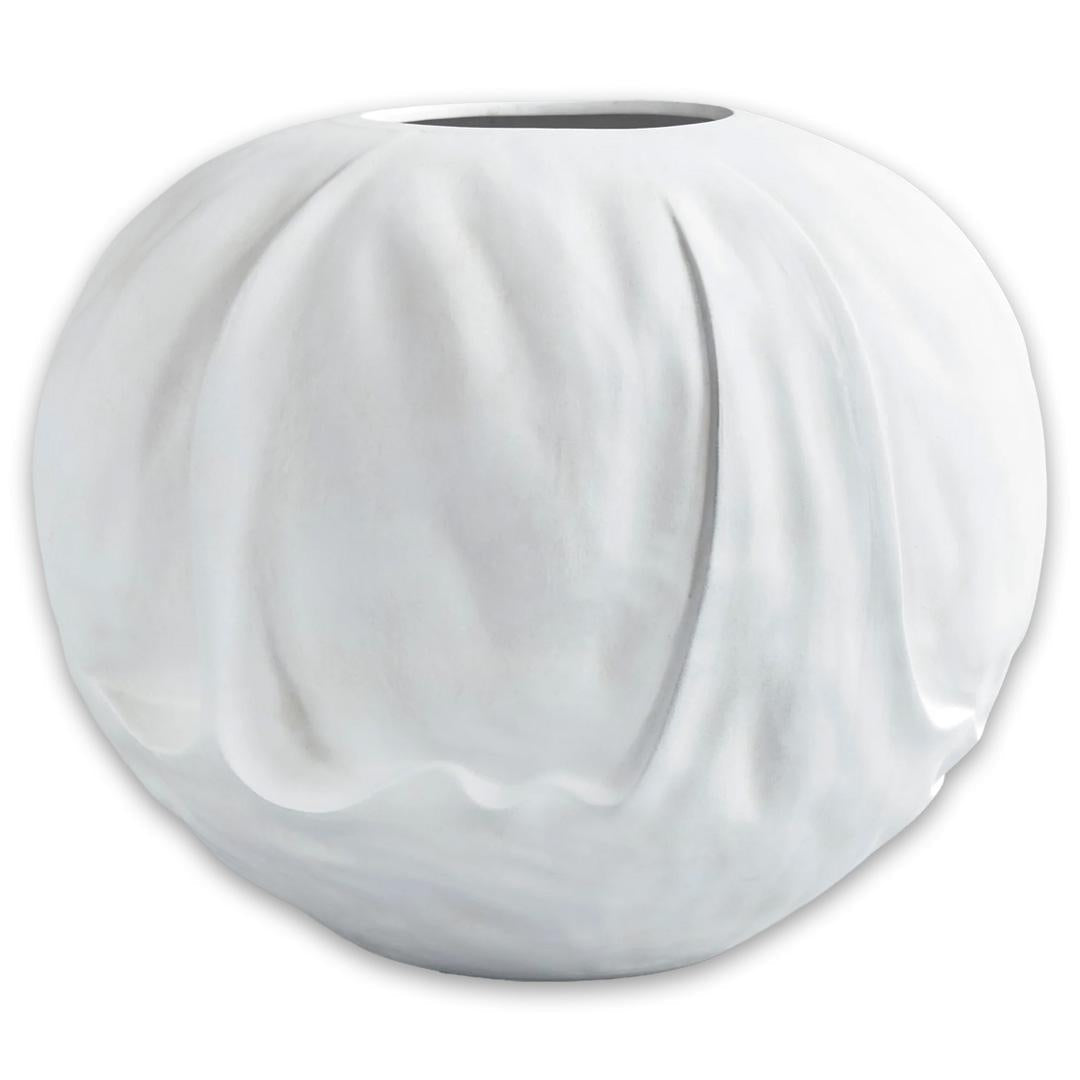 Orimono Vase, Big - Bone White