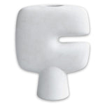 Tribal Vase Mini Bone White