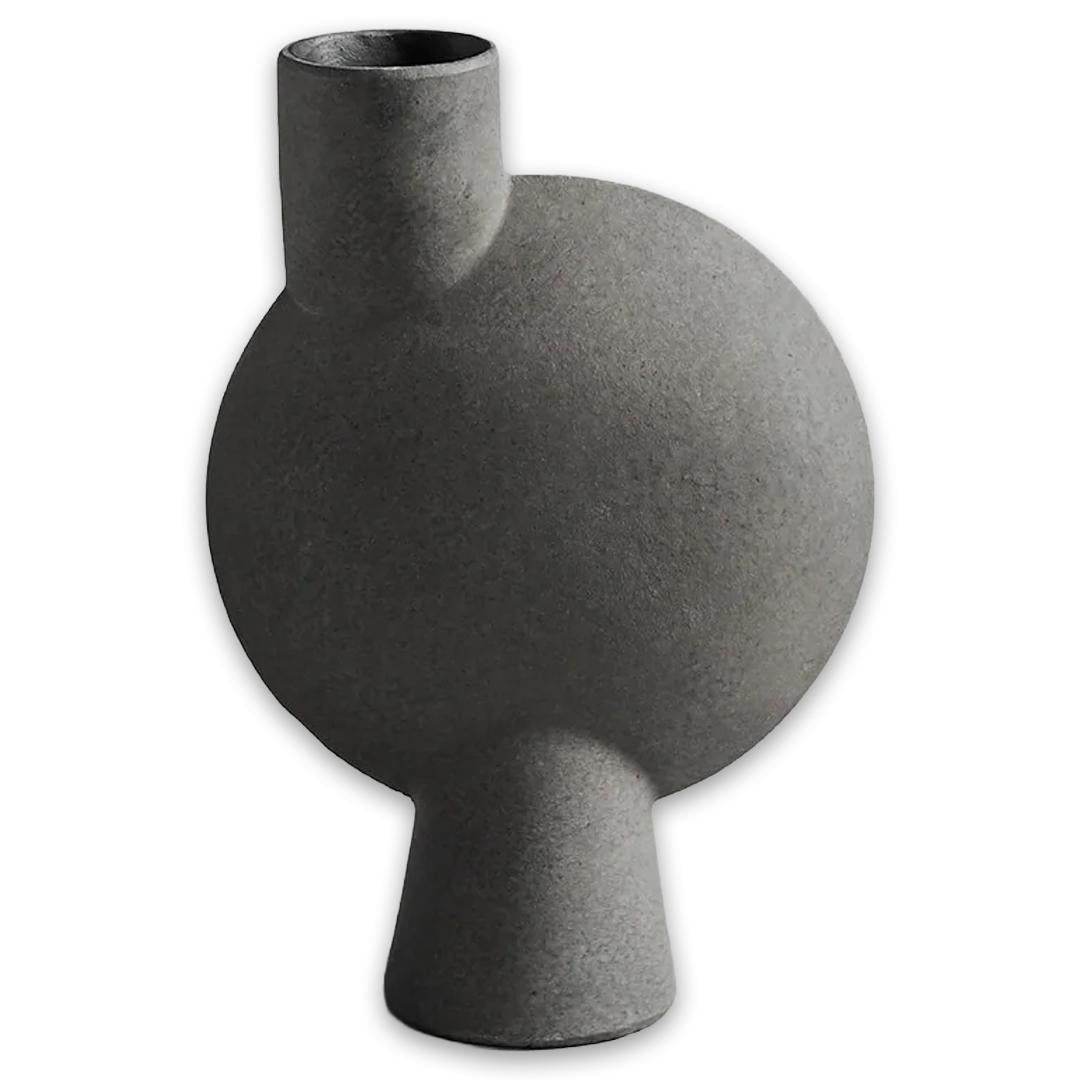 Vase - Sphere Vase Bubl, Medio - Dark Grey-Ntu